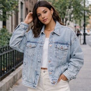 We the Free Jolene Denim Trucker Jacket